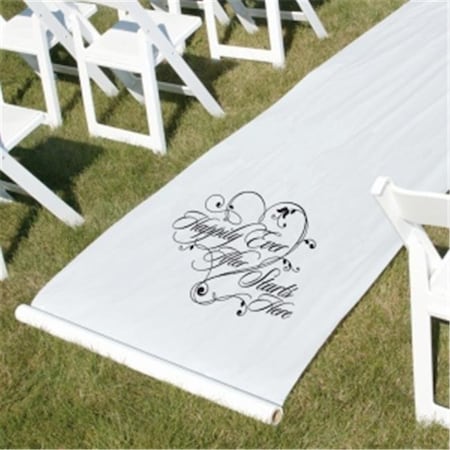 Hortense Hewitt Hortense b Hewitt 30060 Happily Ever After Aisle Runner - White 30060